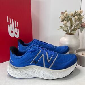 New Balance Fresh Foam X More V4 Permafrost Shoes Blue/Black Men 10.5M